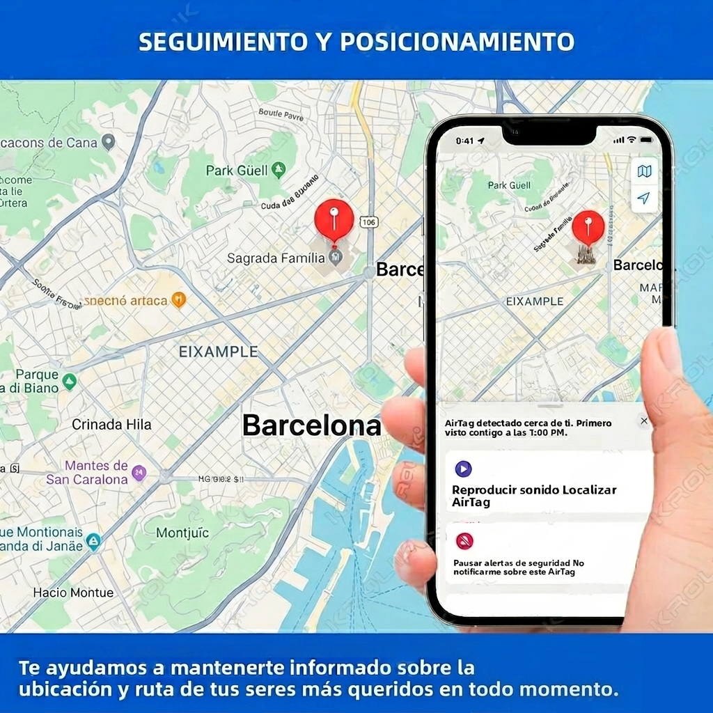 Plantilla Ergonómica LunoSafe™ - Seguridad Invisible para AirTag